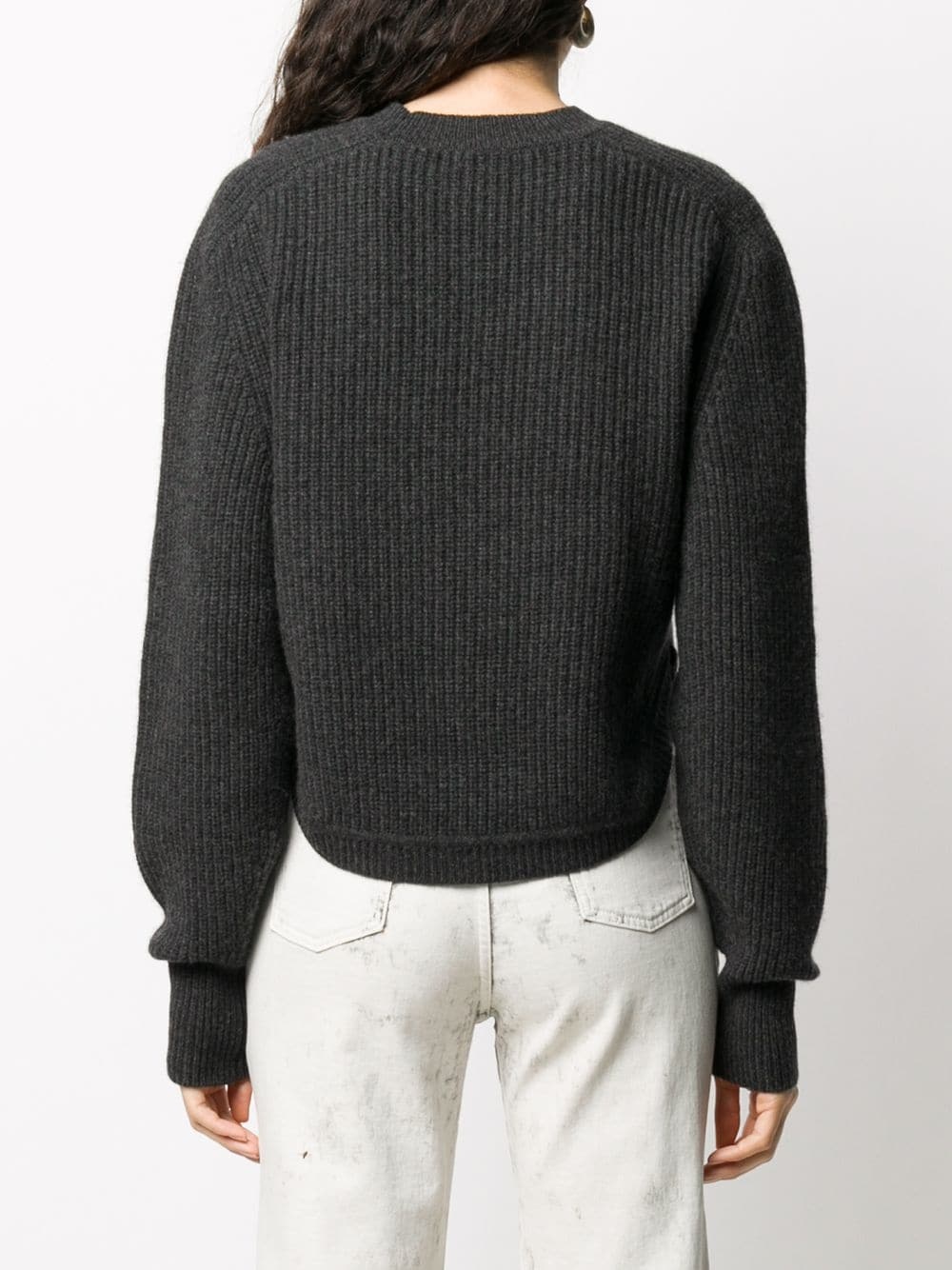 ribbed-knit cashmere-wool jumper - 4