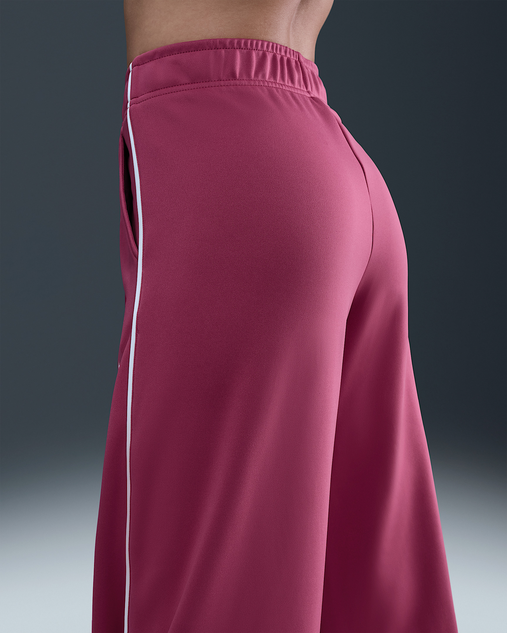 Nike Sportswear Women's Mid-Rise Wide-Leg Track Pants - 3