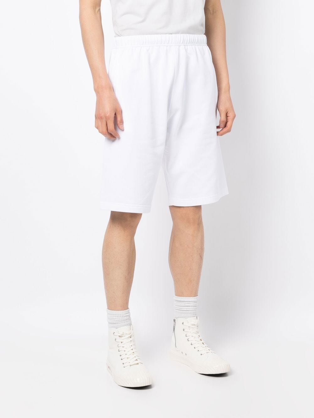 embroidered-logo track shorts - 3