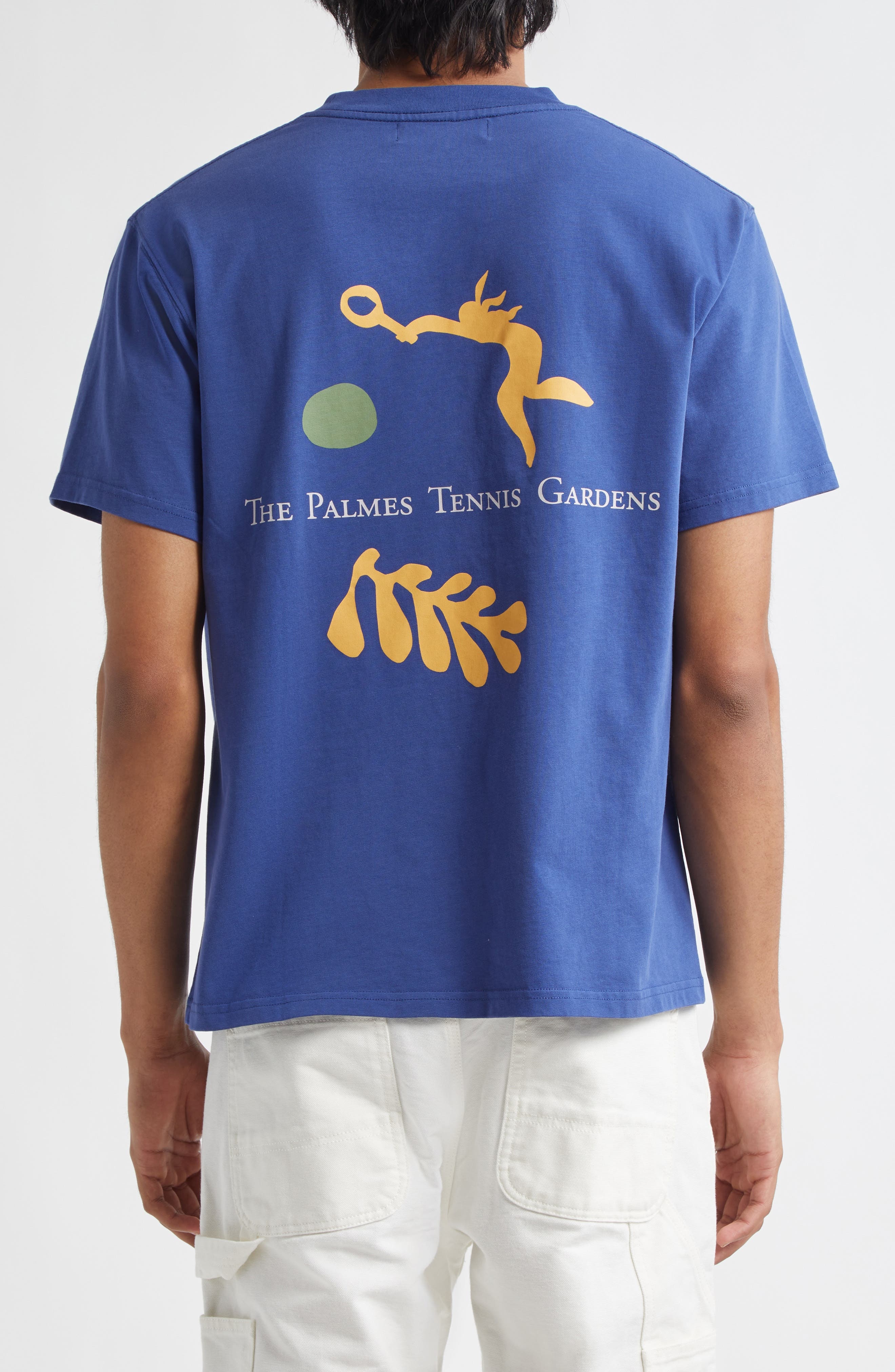 PALMES Garden Pocket Graphic T-Shirt in Blue at Nordstrom - 2