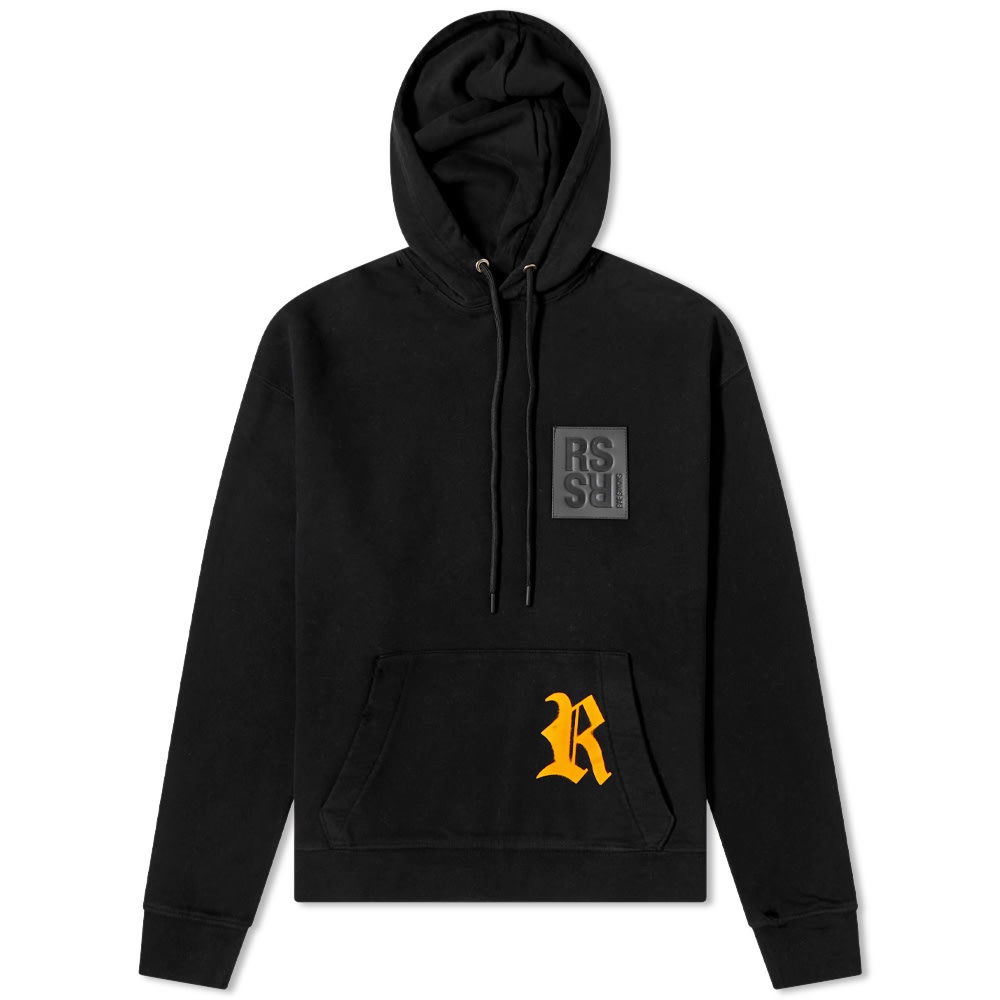 Raf Simons Destroyed Regular Fit R Print Hoody - 1