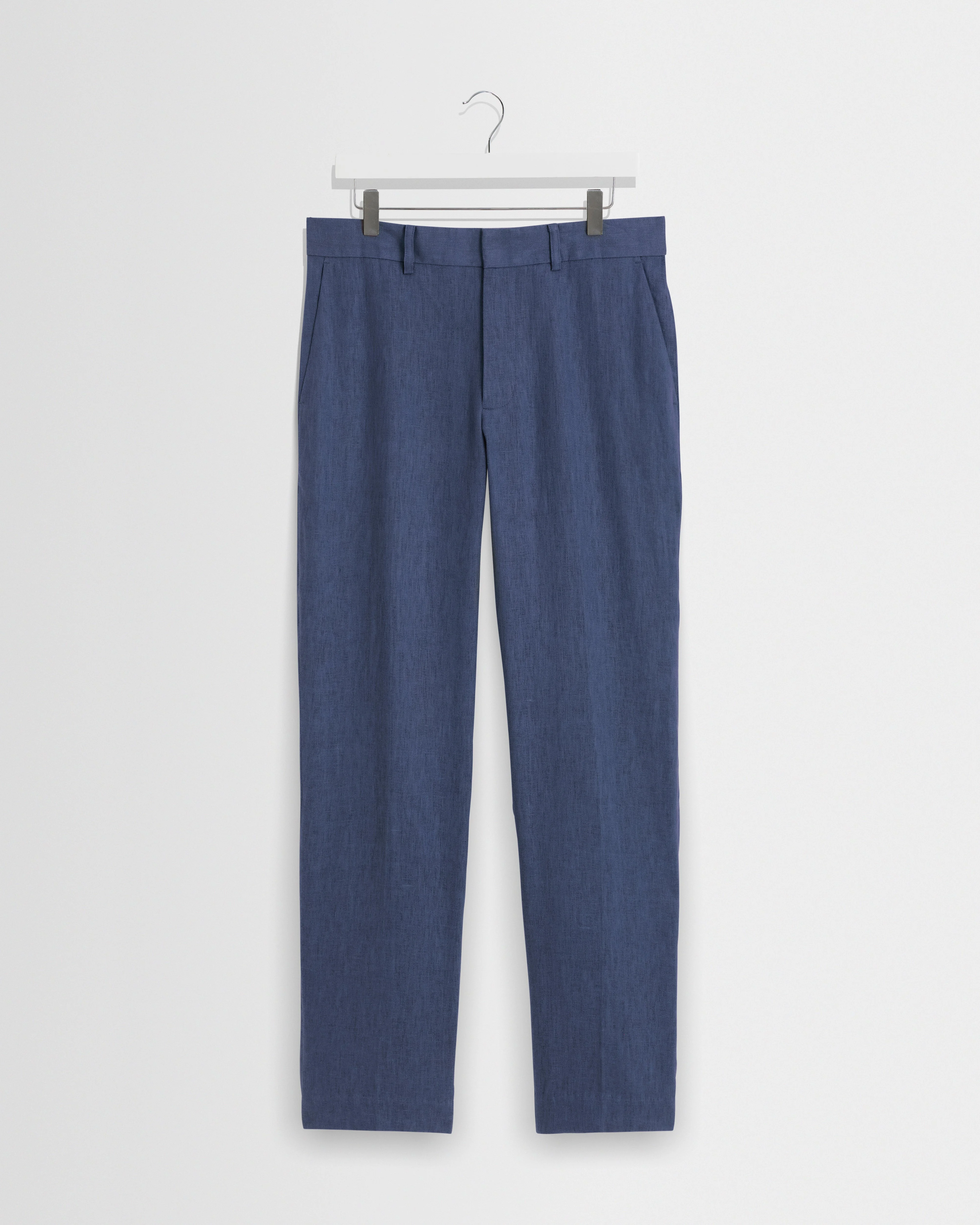 Alp - Mid Blue Linen Trousers - 1