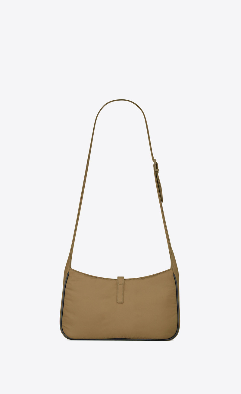 SAINT LAURENT le 5 à 7 crossbody bag in econyl® regenerated nylon outlook