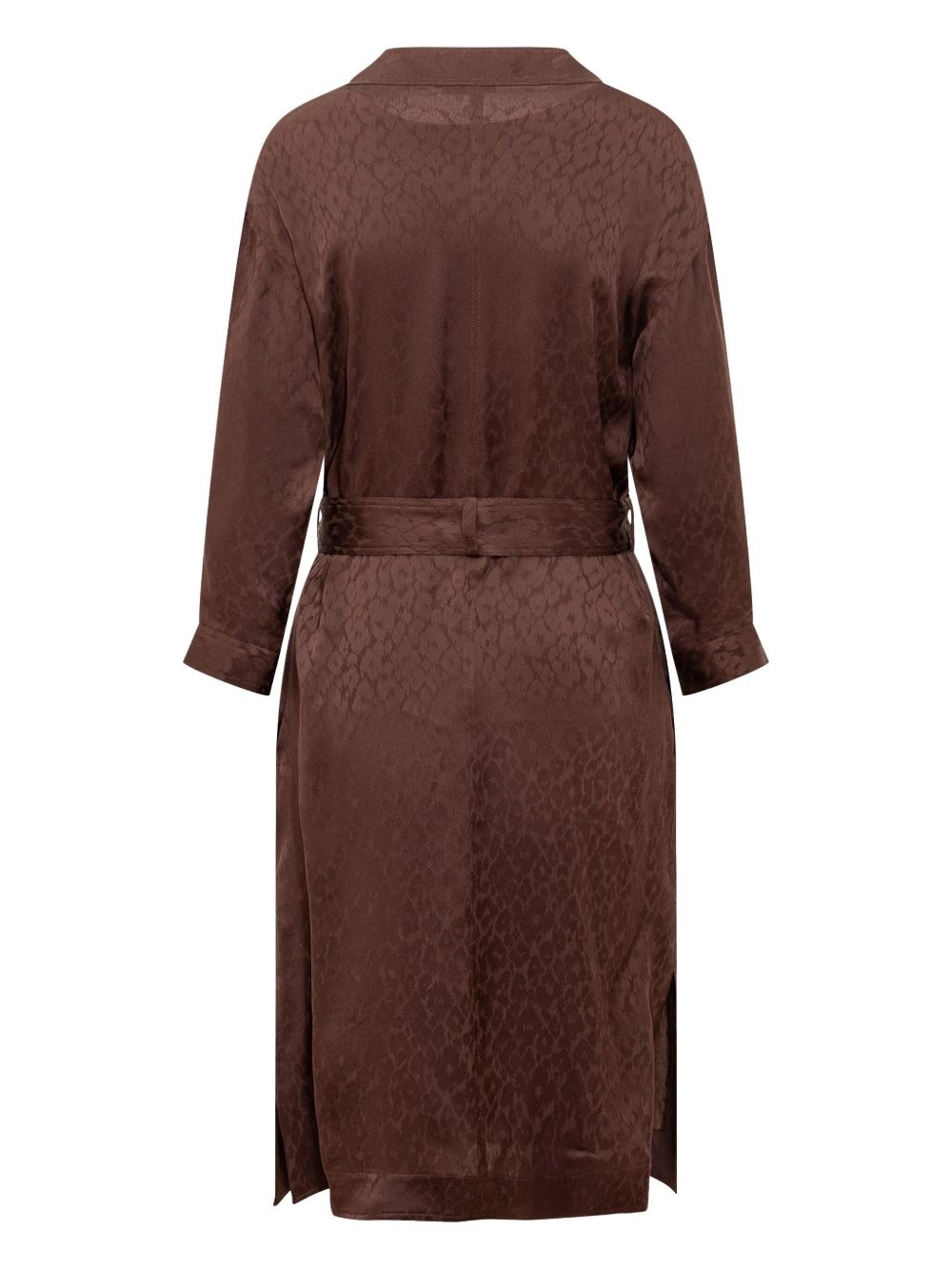 belted shirt dress - 2