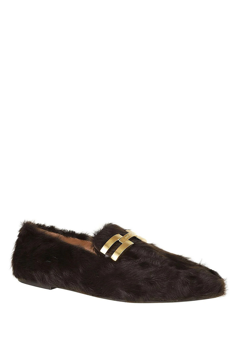 AQUAZZURA FURRY BRANDI MOCASSINS outlook
