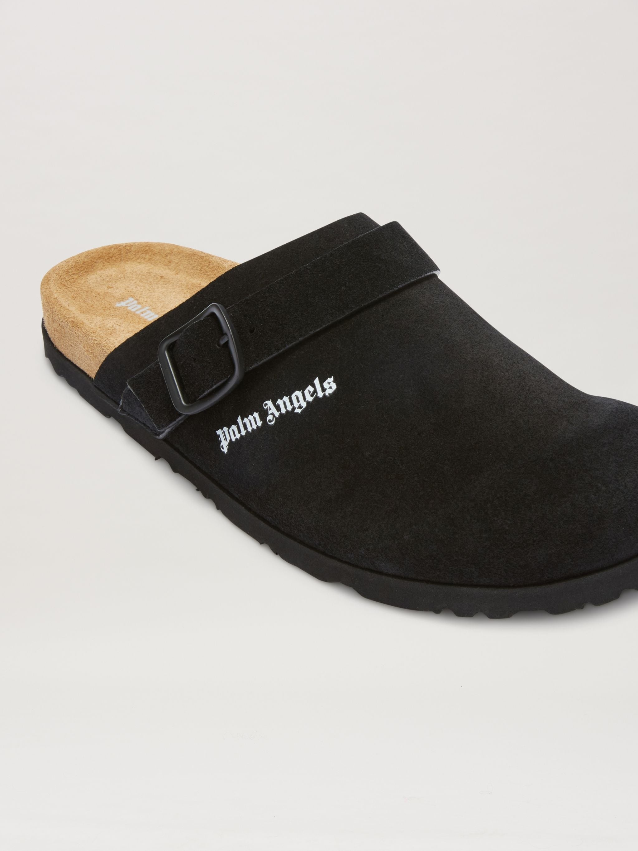 Logo Calf Leather Mules - 4