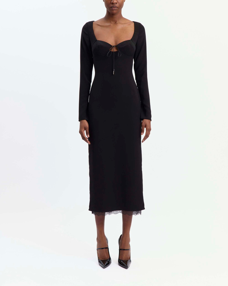16ARLINGTON ODETTE MIDI DRESS IN CREPE outlook