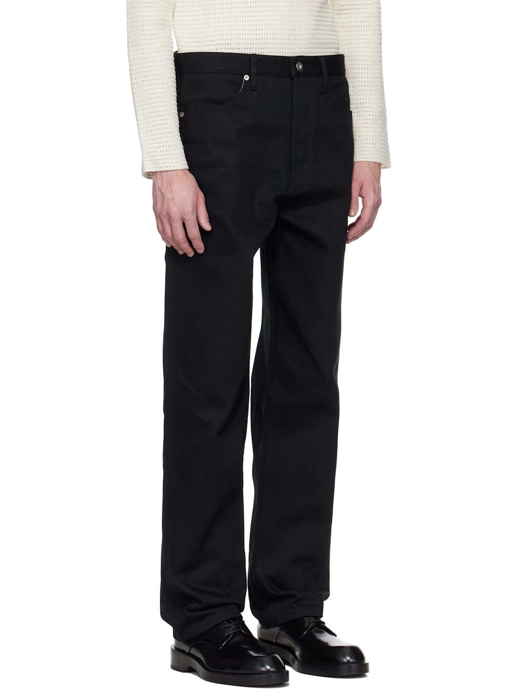 Black Regular Jeans - 2