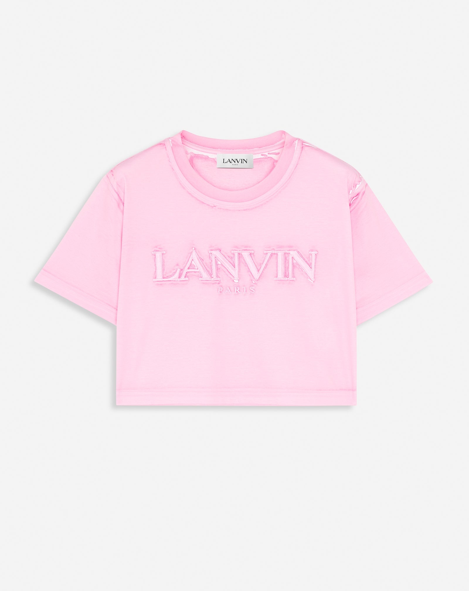 Lanvin flutter-sleeve silk blouse - Pink