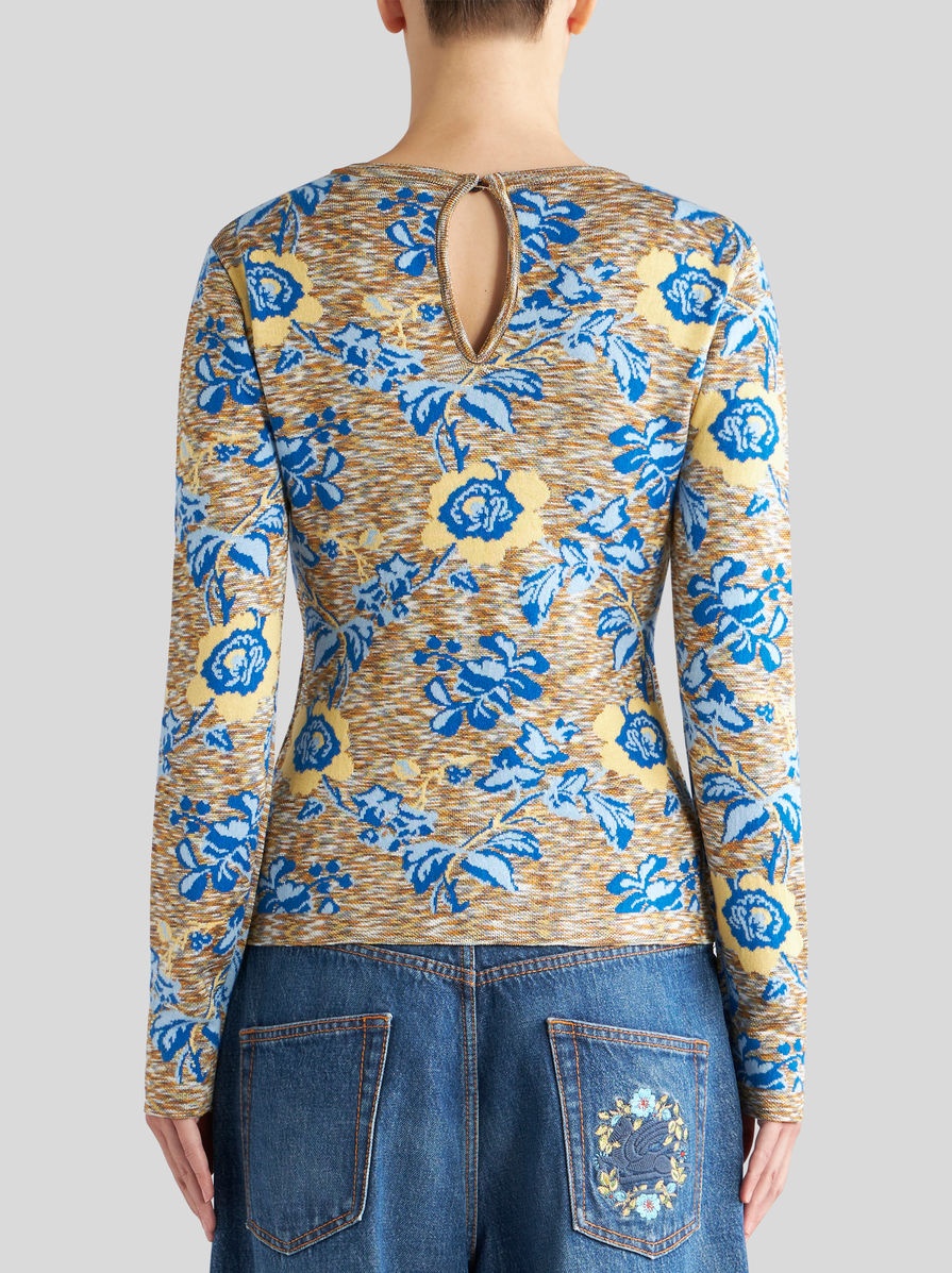 KNIT JACQUARD TOP - 4
