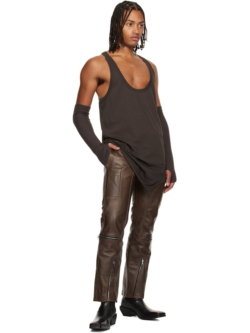 Rick Owens Gray Concordians Pony Tank Top outlook
