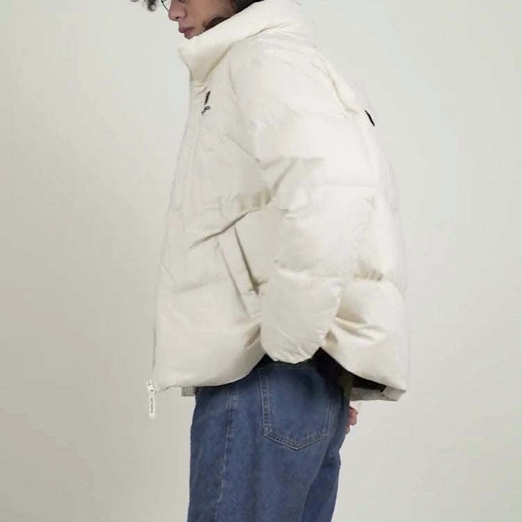 New Balance Short Down Jacket 'White' 5PB43053-CRE - 5