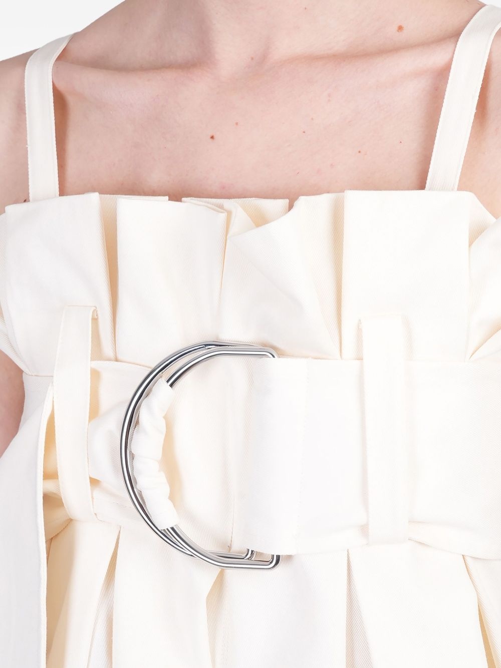 belted pleated mini dress - 2