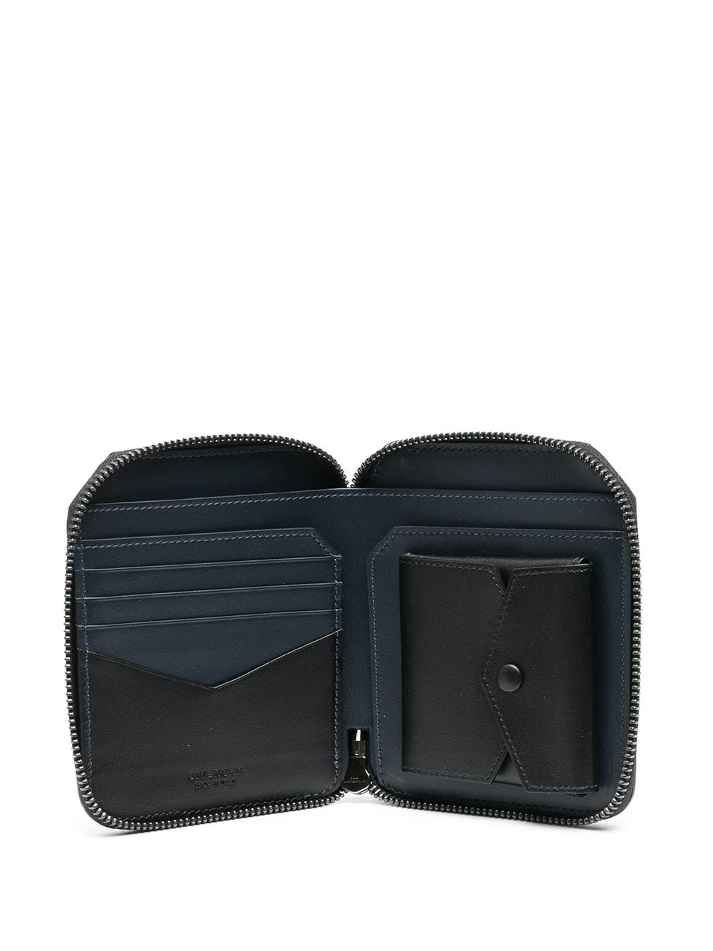 zip-around leather wallet - 3