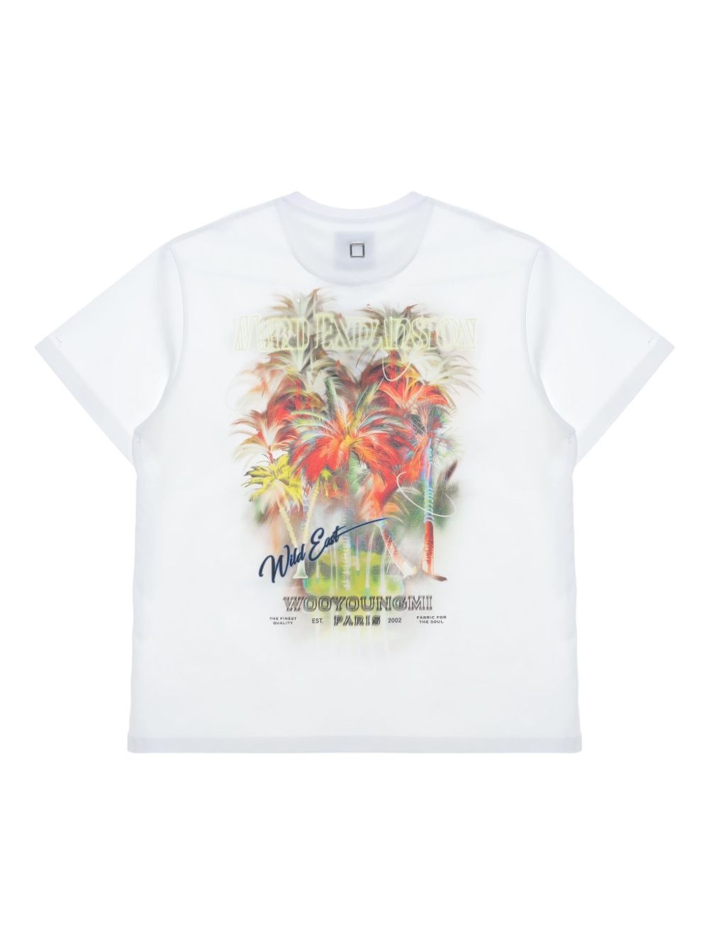 illustration-print T-shirt - 6