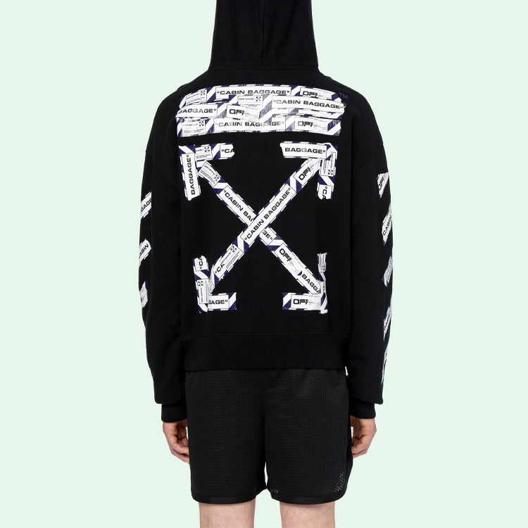 Off-White Back Arrow Printing Loose Black OMBB037S20E300031088 - 4