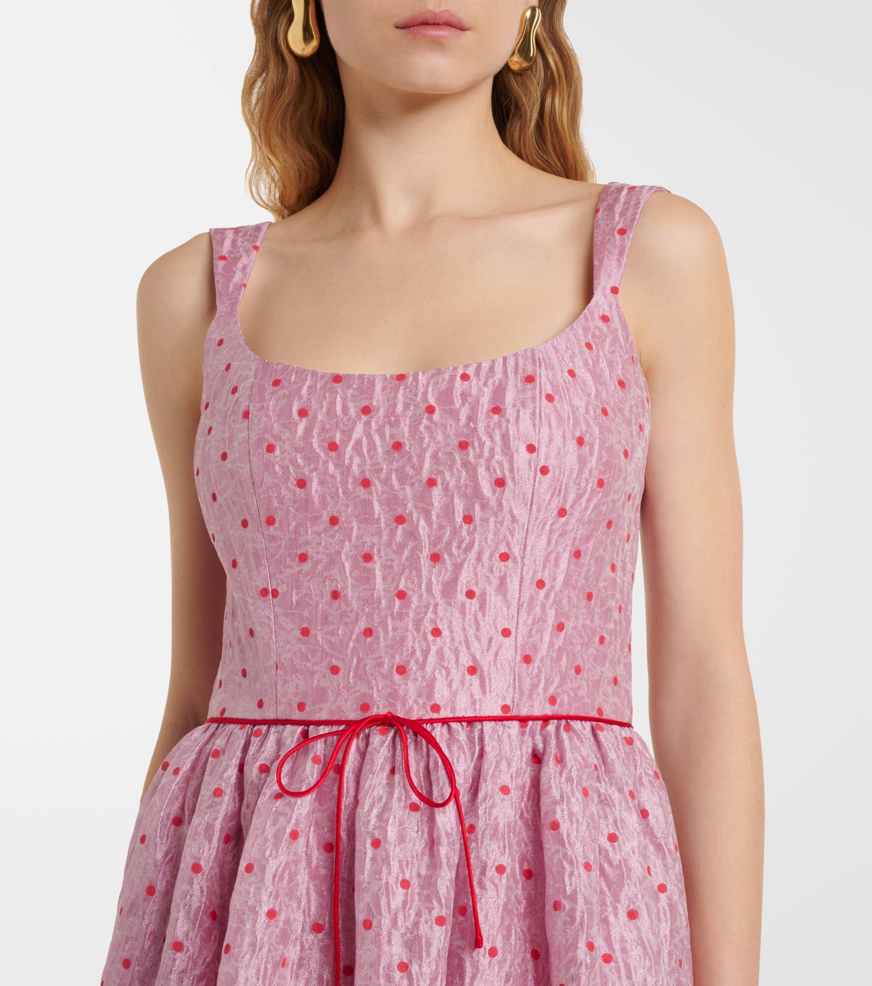 Apple polka-dot corset dress - 4