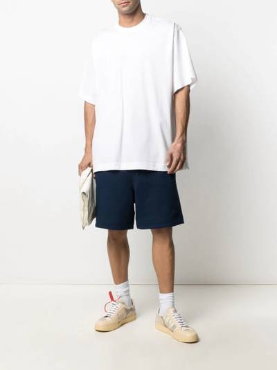 Y-3 logo-print Terry-cotton shorts outlook