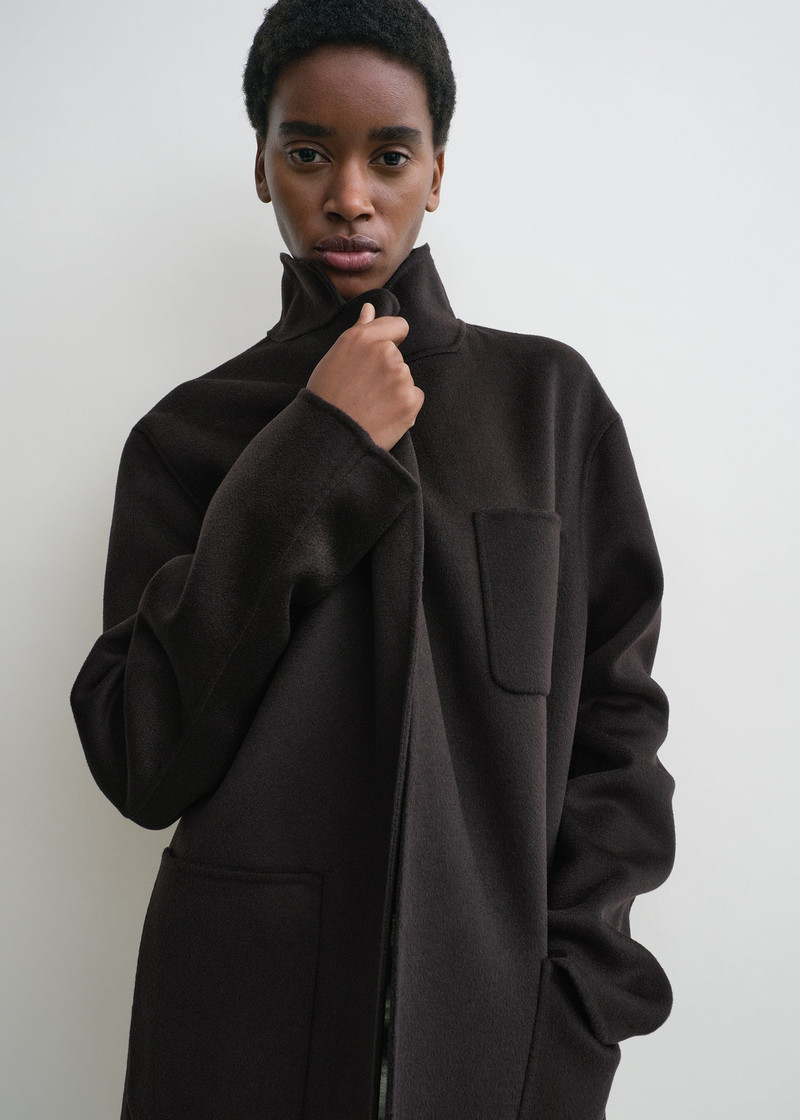 Patch pocket doublé jacket espresso 5