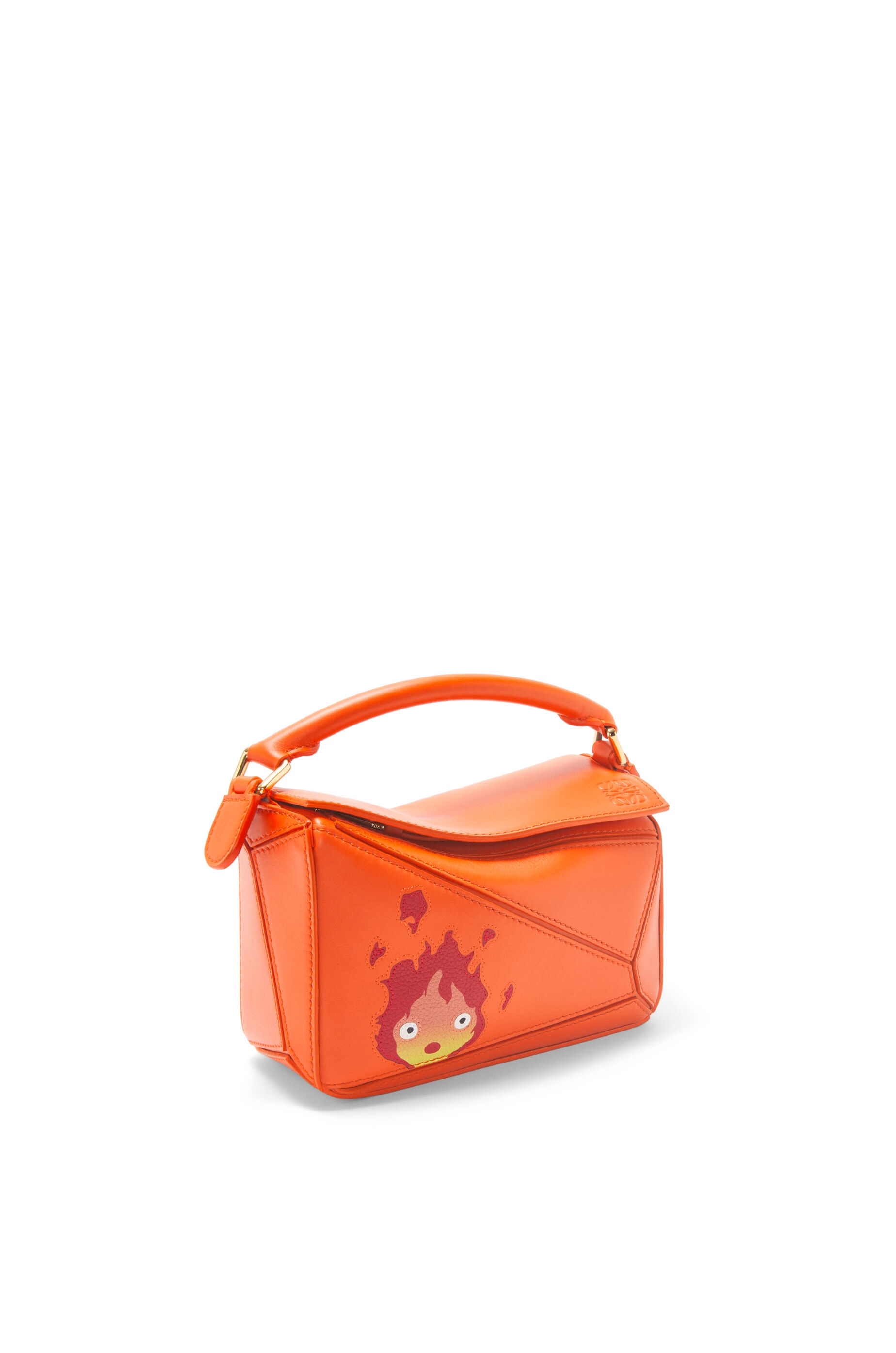 Calcifer mini Puzzle bag in satin calfskin - 3