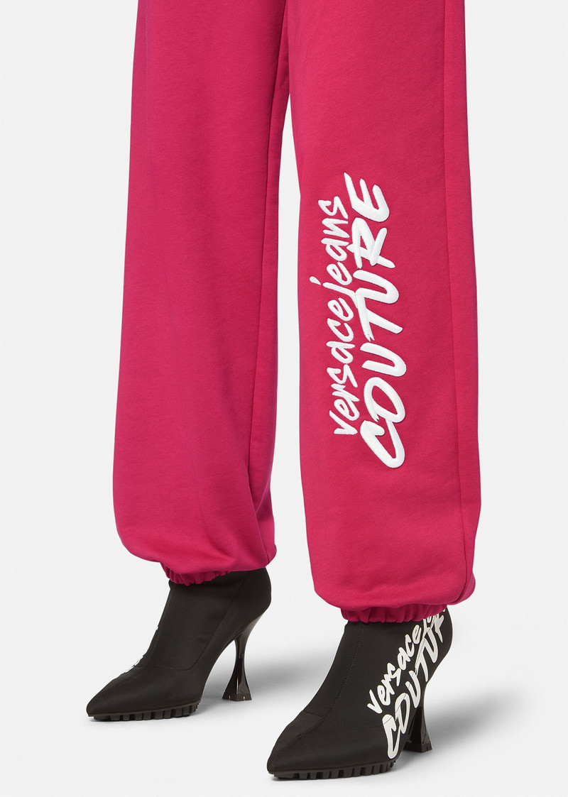 Logo Brush Couture Sweatpants 5