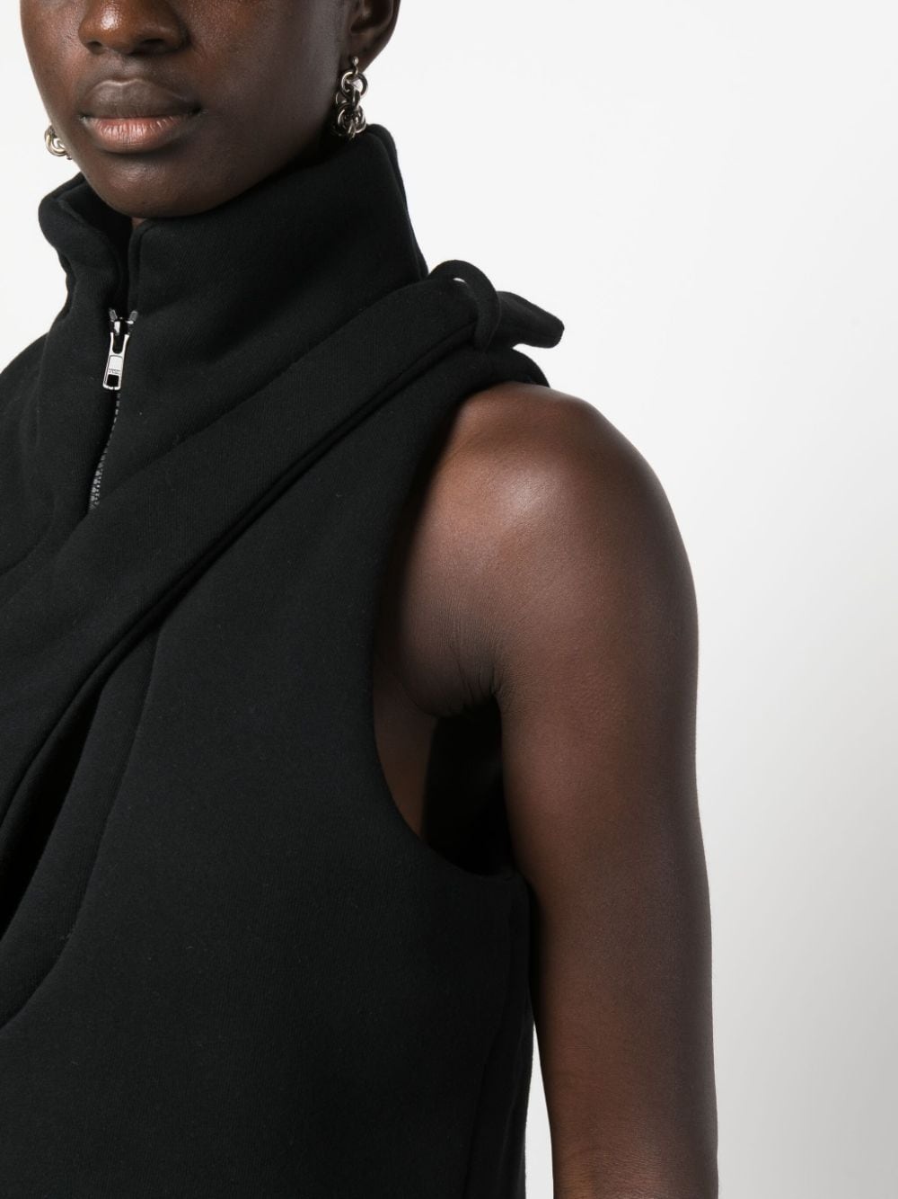 3d-detail padded tank top - 5