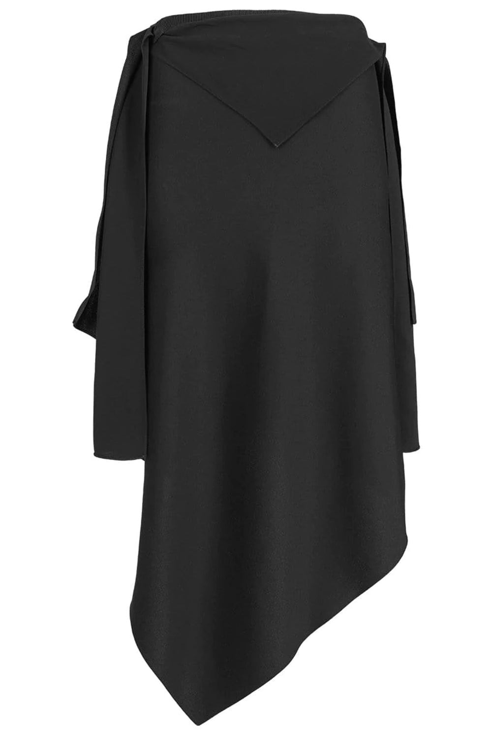 Satin Asymmetrical Skirt - 1