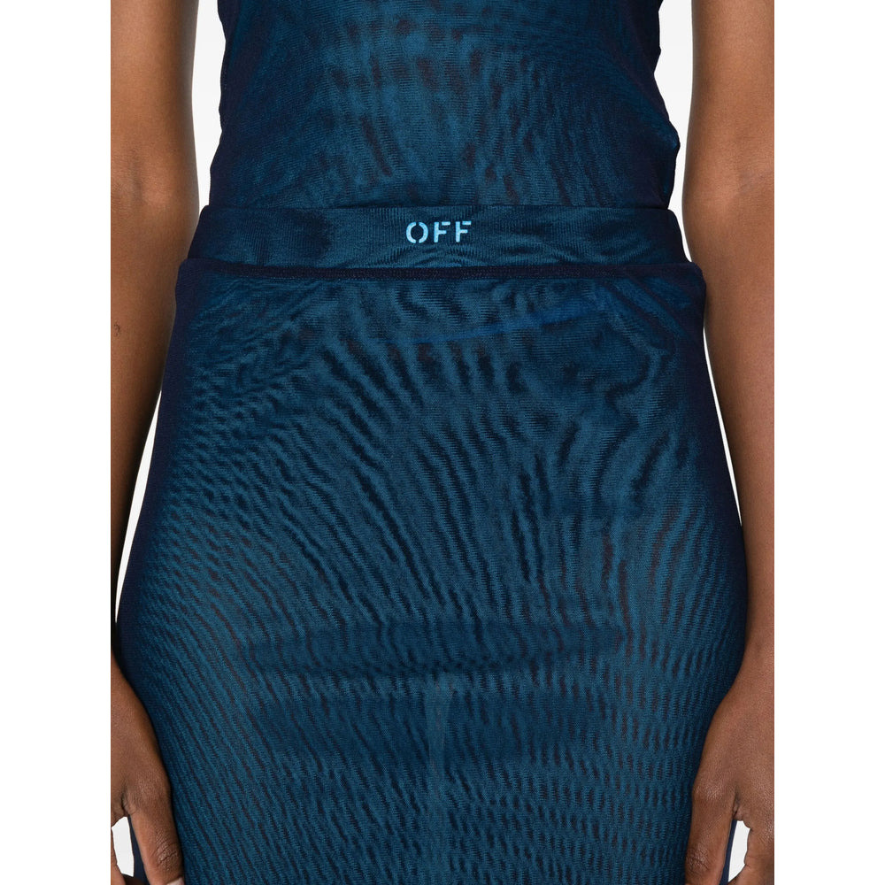 Off-White Blue Skirts - Straight Skirts Women - 2