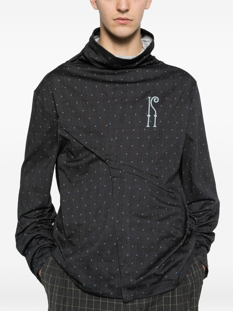 Ohne long-sleeve mock-neck T-shirt 5