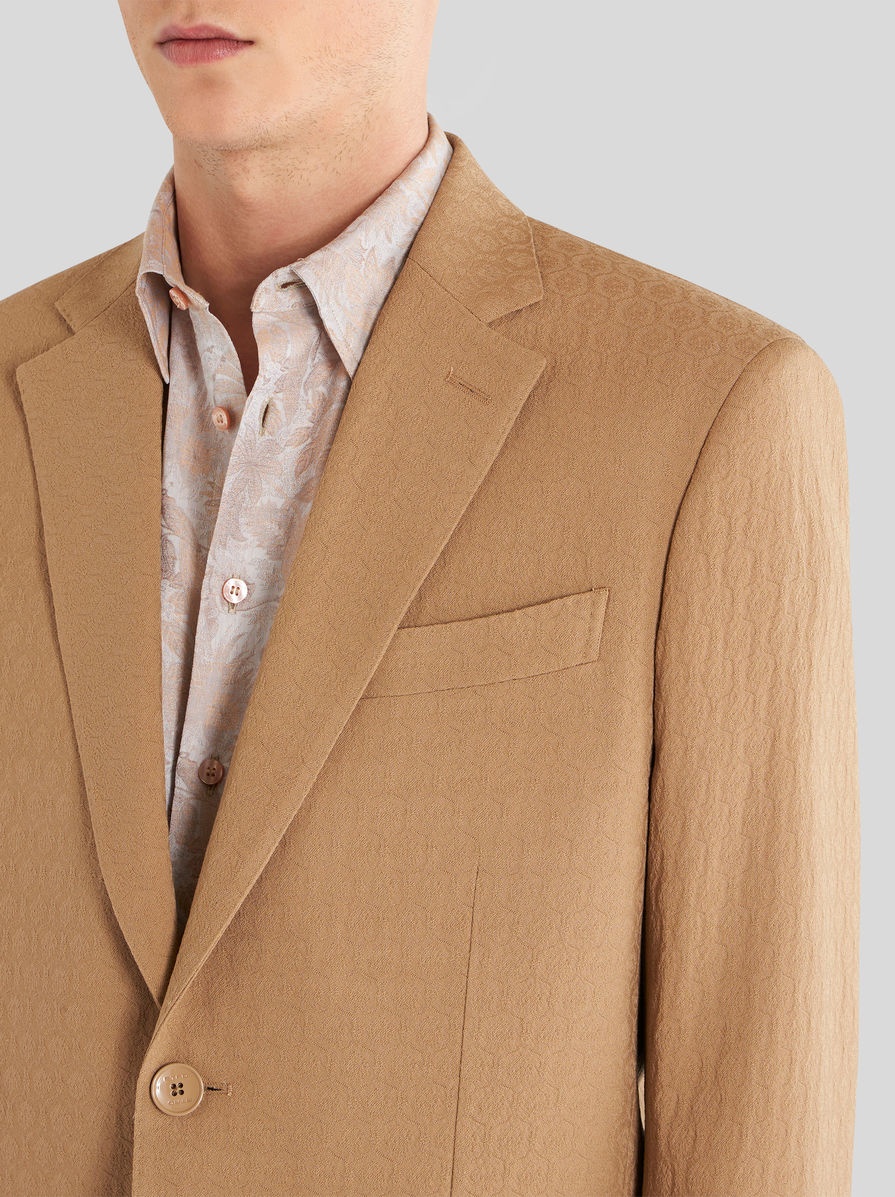 JACQUARD JACKET WITH TIE PRINT DESIGNS - 2