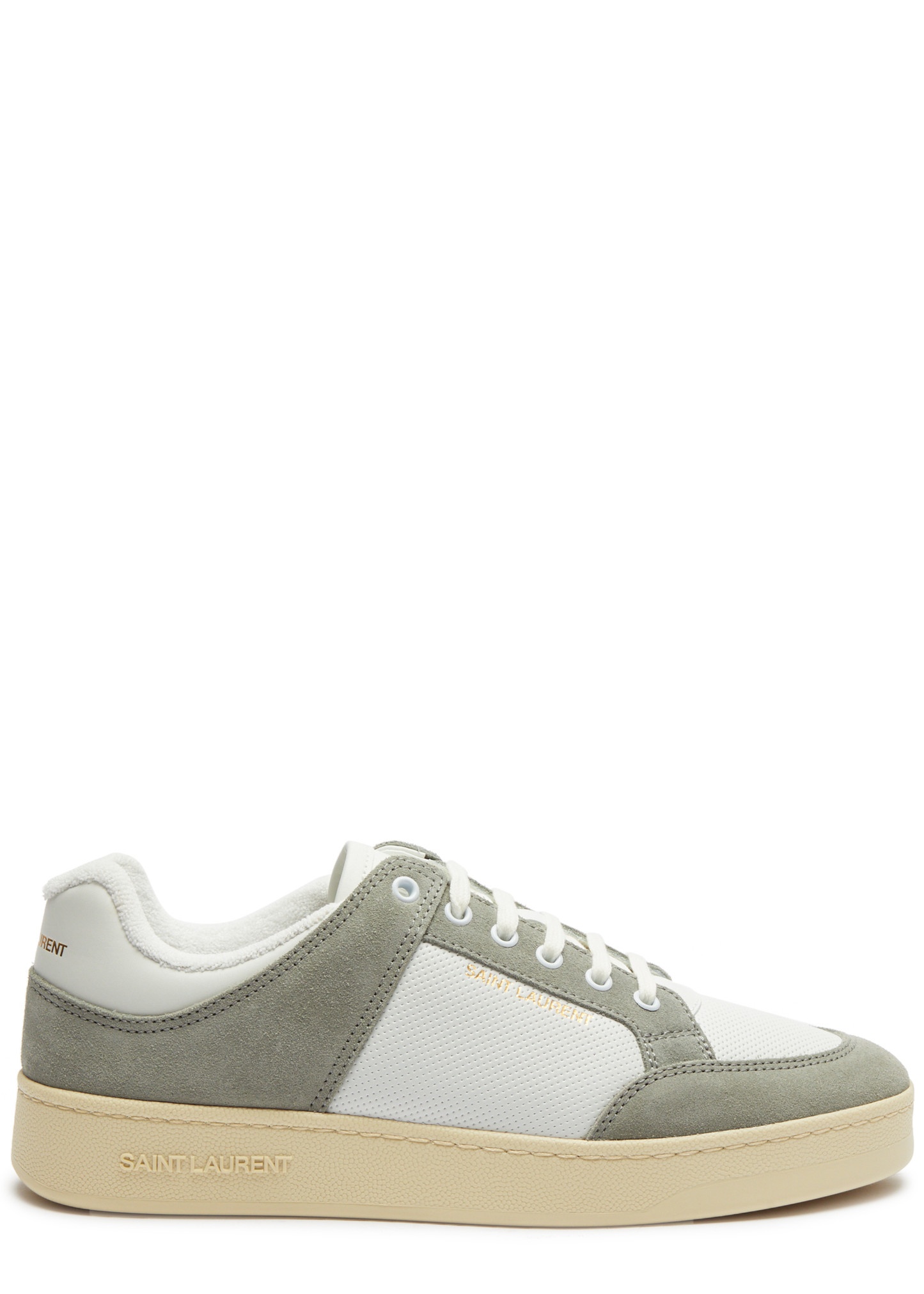 SL/61 panelled leather sneakers - 1