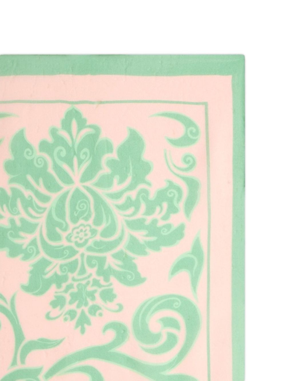 floral-patterned rectangular scarf - 2