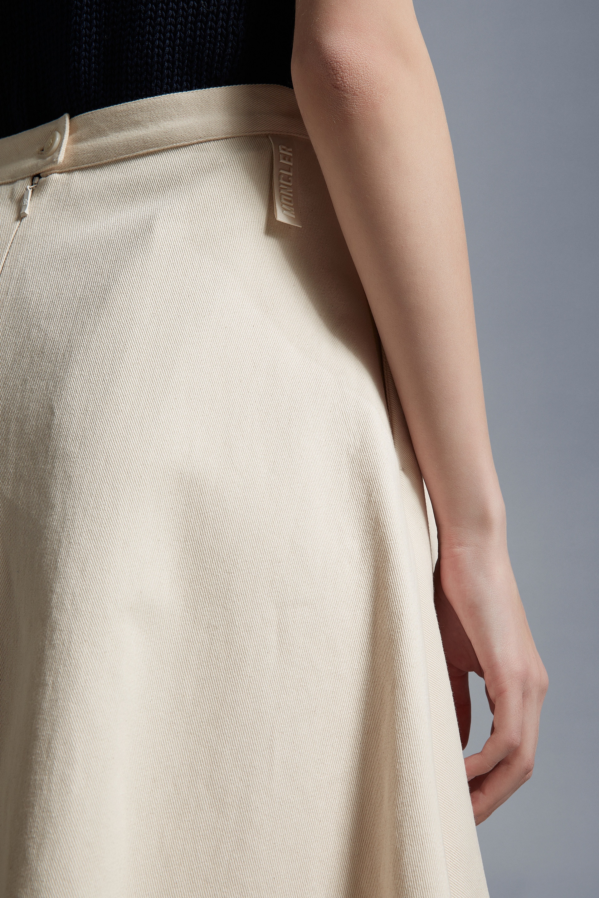 Cotton Midi Skirt - 4