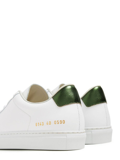 Common Projects Retro Classics logo-stamp leather sneakers outlook
