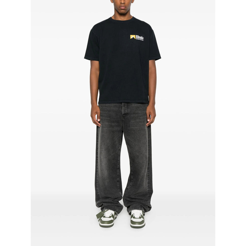 Rhude Black T-Shirts & Vests - T-Shirts Men - 2