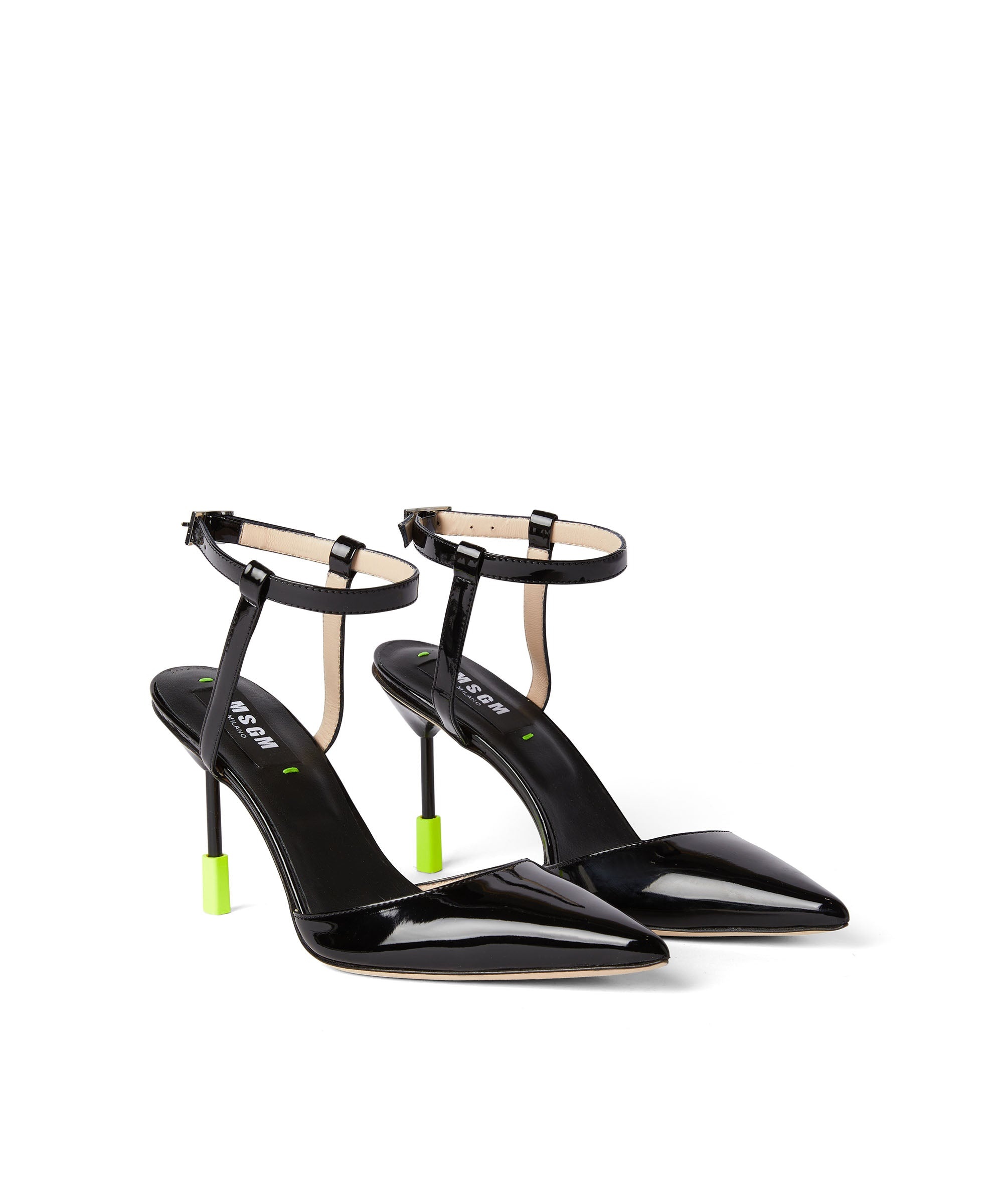 Patent leather slingback pumps - 3