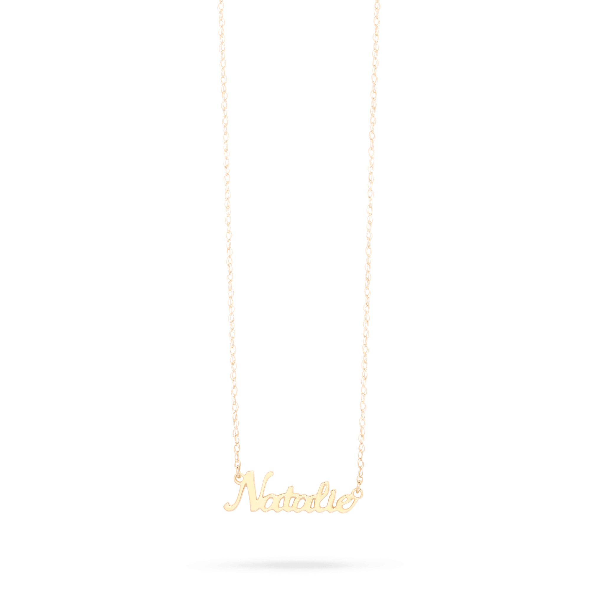 Say My Name Script Necklace - 4
