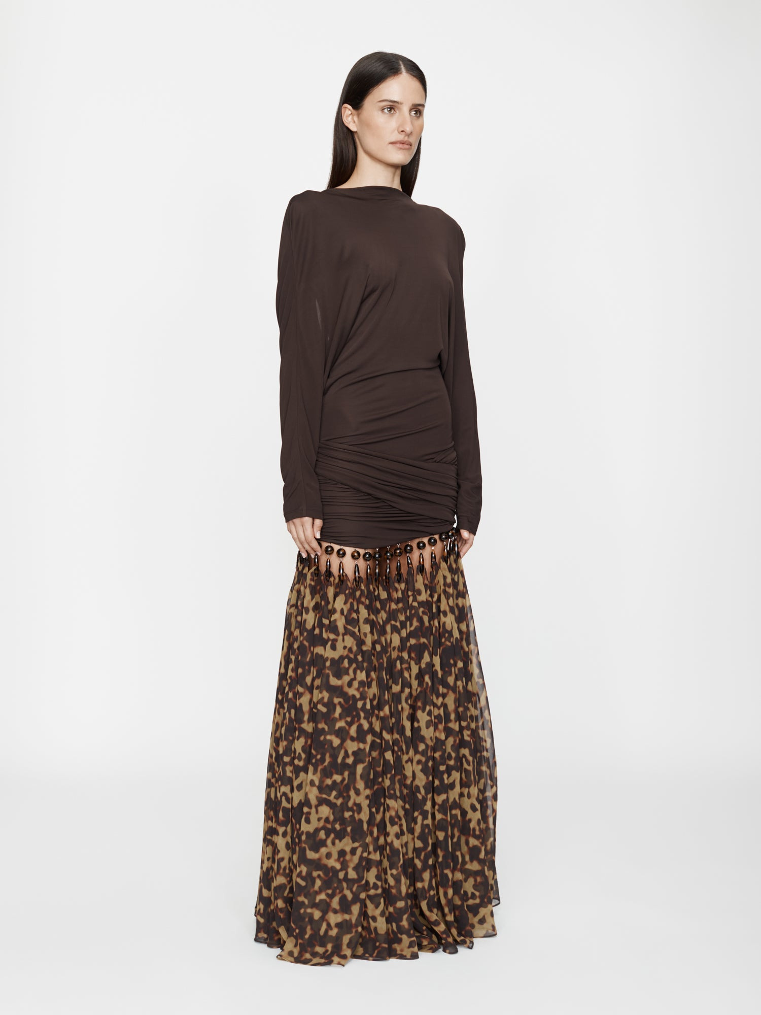 Tortoiseshell Droplet Jersey Gown - 4