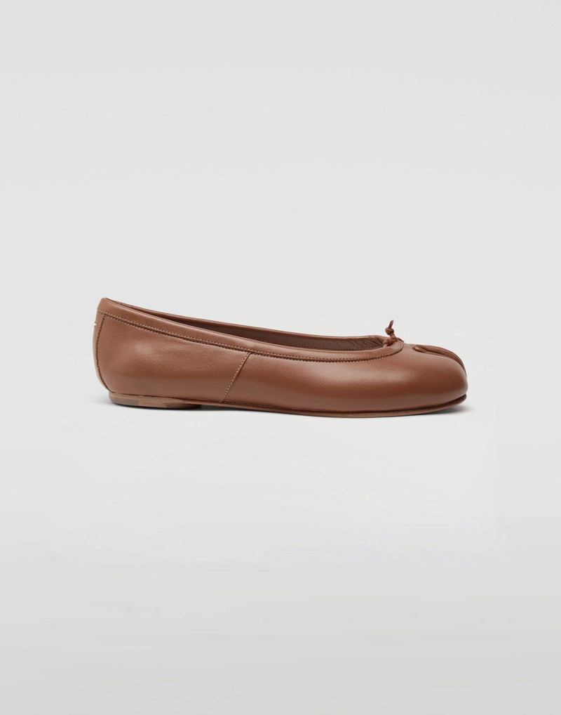 Tabi calfskin ballerinas 1