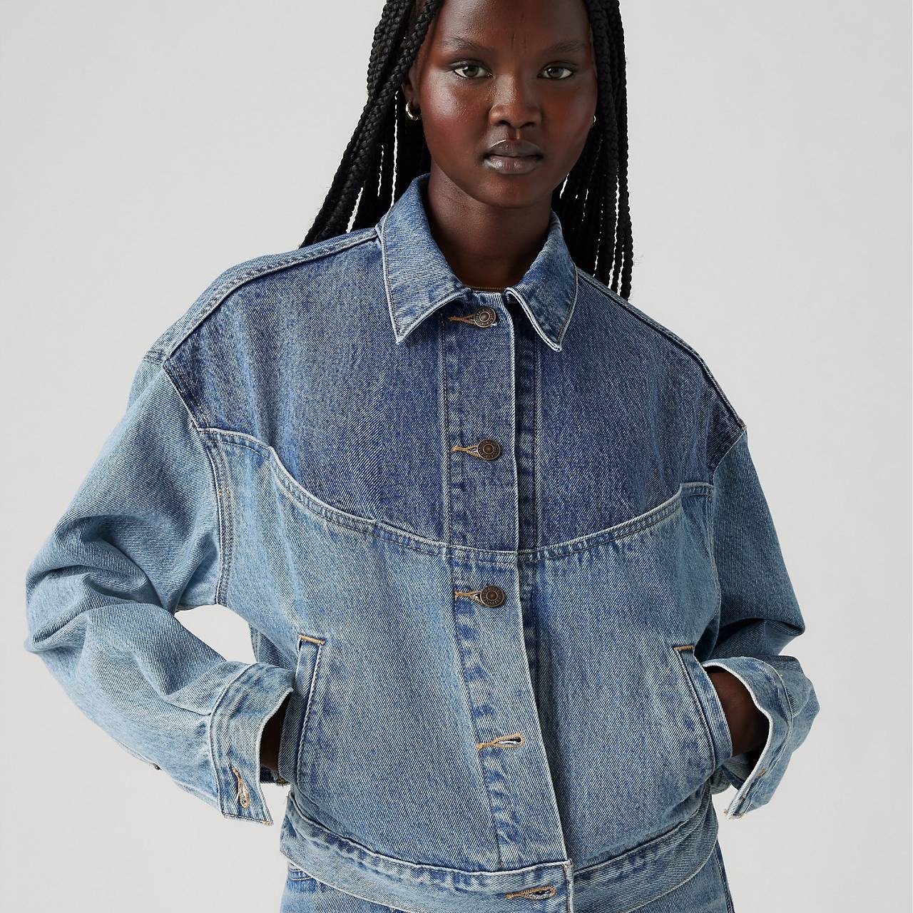 SHRUNKEN '90S TRUCKER JACKET - 3