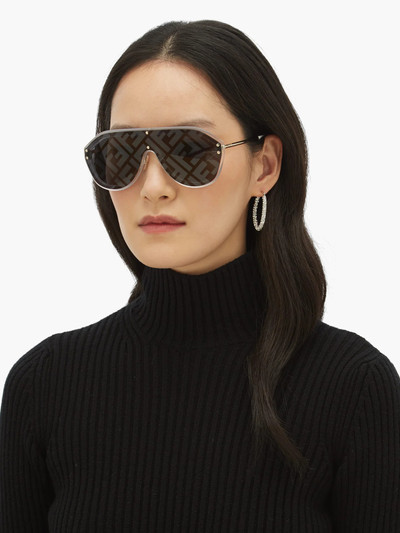 FENDI FF aviator metal sunglasses outlook