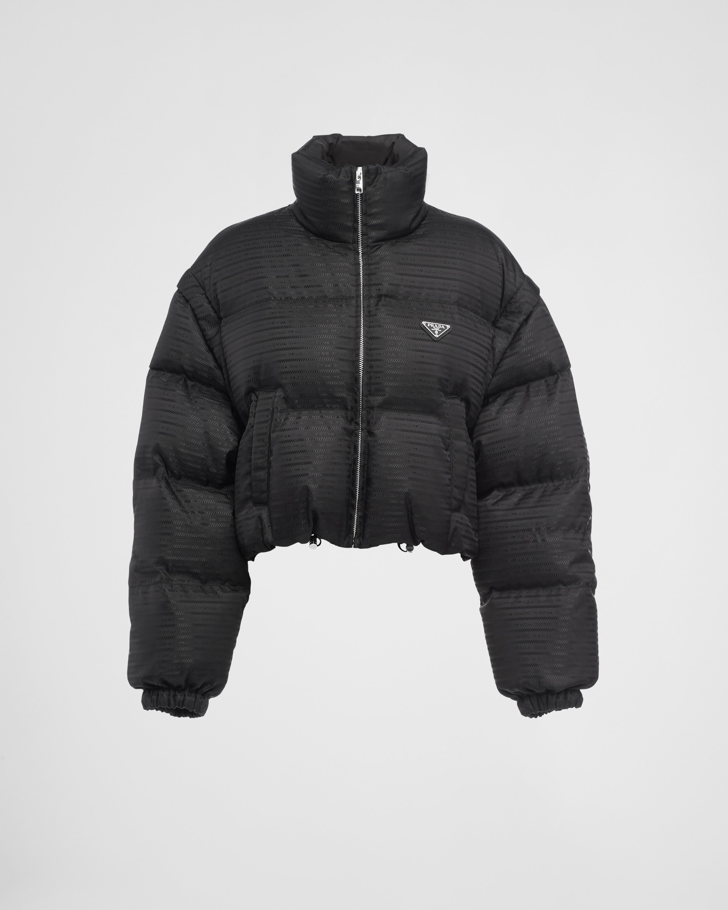 Re-Nylon reversible puffer jacket in black - Prada