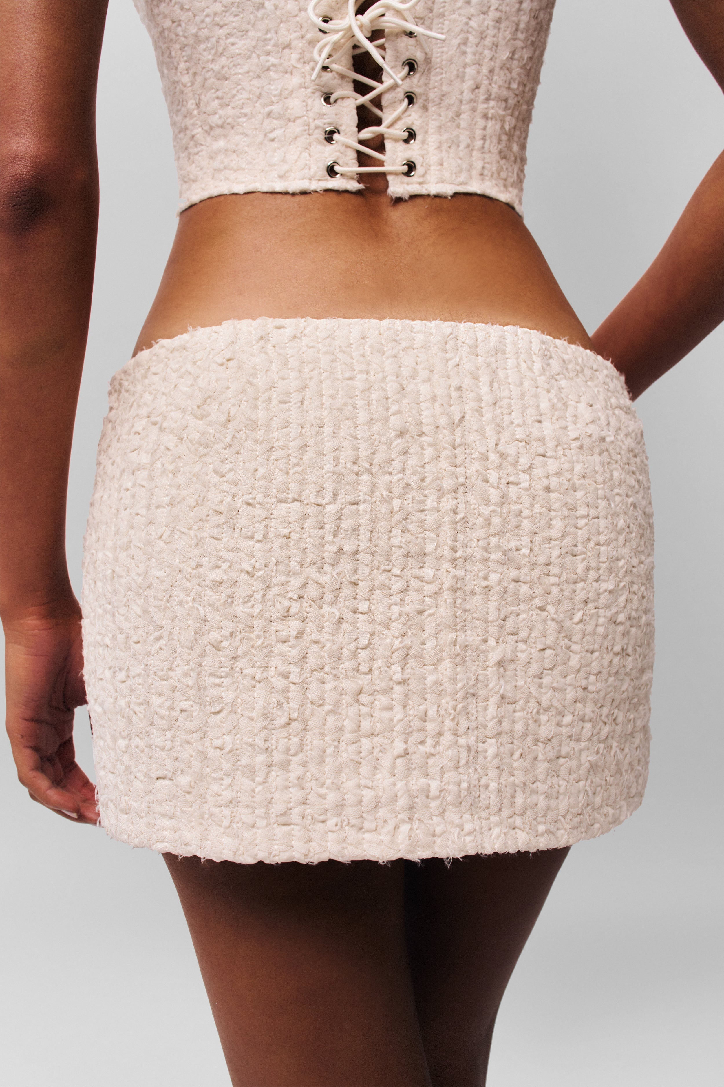 LOURDERS CHIFFON MINI SKIRT - 4