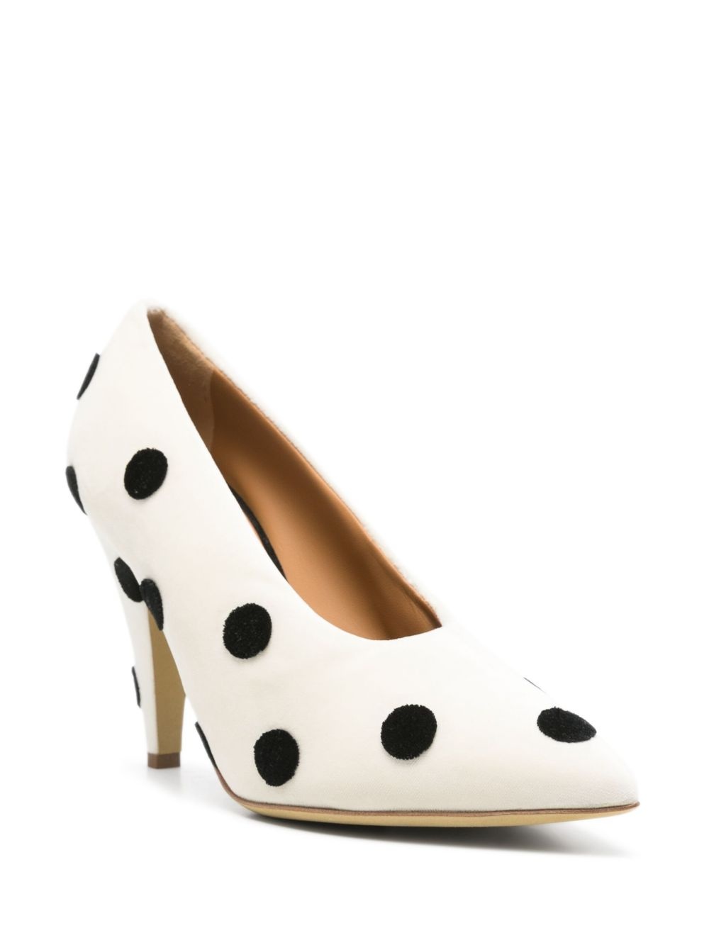100mm polka-dot pumps - 2
