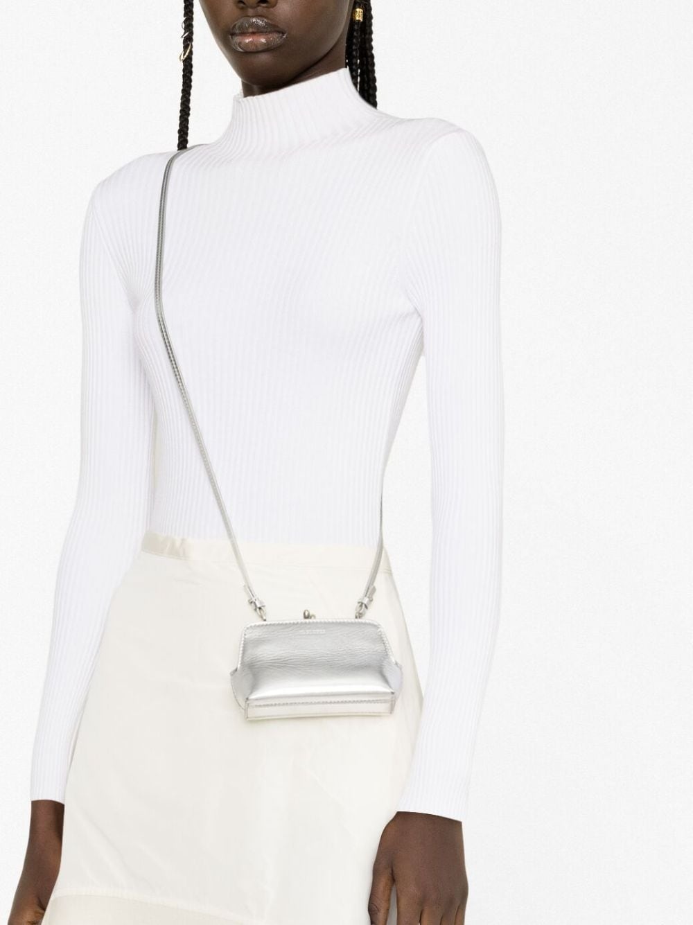 Goji Micro metallic leather bag - 3