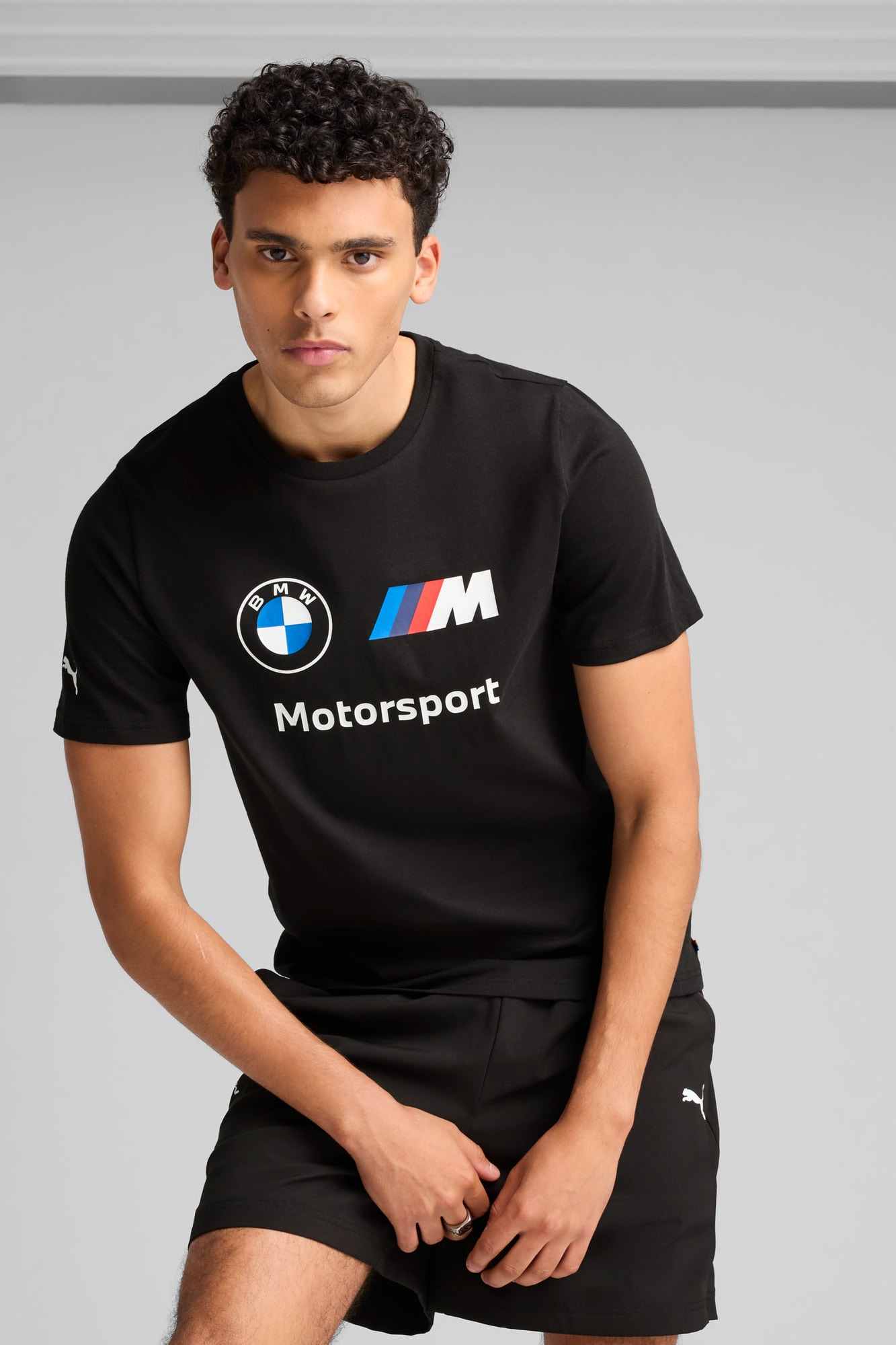 BMW M Motorsport Essentials Logo Tee Men - 3