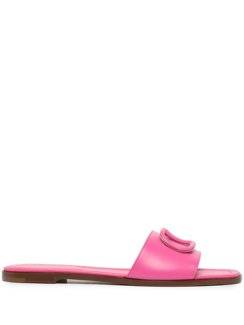 VLogo Signature flat sandals - 1