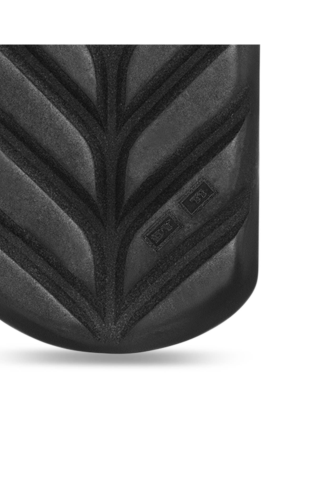 David Yurman Men's Chevron Tag, 21mm in Black Titanium/Silver at Nordstrom - 7