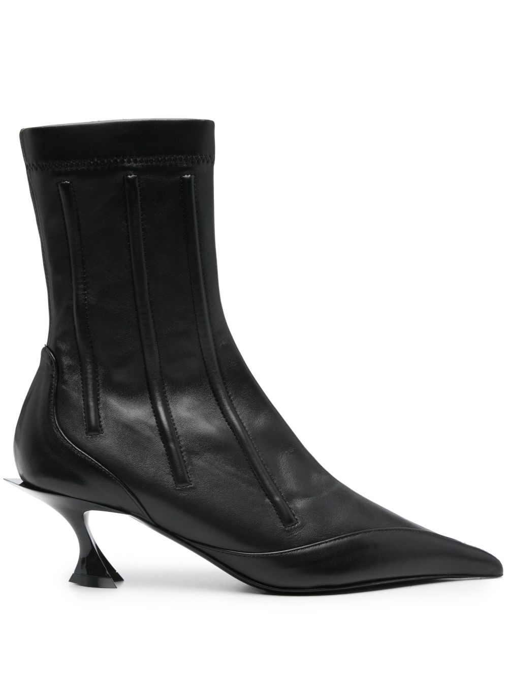 55mm embossed-detail boots - 1