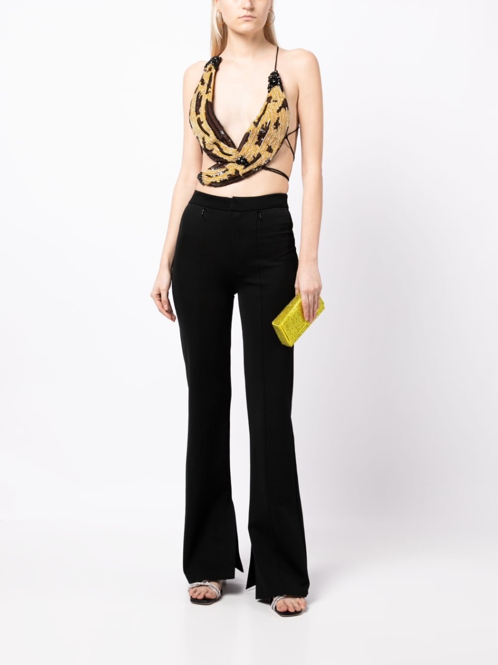 embroidered-detail top - 2